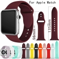 42mm 38mm Sports Silicone Watch strap band for apple watch band Series 1/2/3 Wrist Strap for iwatch 4 40mm 44mm bands Bracelet