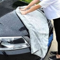 EAFC 60*40CM Car Wash Microfiber Towel Car Cleaning Drying Cloth Hemming Car Care Cloth Detailing Car Wash Towel For Toyota|Poli