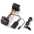 New Audio Aux Cable Adapter Bluetooth 5.0 + External Microphone For Opel Cd30 Cdc40 Cd70 Dvd90 - Cables, Adapters & Sockets