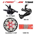 Ltwoo Ax 11s Groupset 11 Speed Shift Lever Derailleur Sunshine Cassette 46t 50t Vxm Chains 11s - Bicycle Derailleur - Officemati