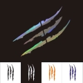 Car Stickers 40cm*12cm Monster Scratch Claw Marks Car Motorcycles Auto Decoration 3d Reflective Buy 2 Save Half Custom Sticker -