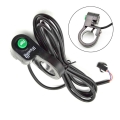 Handlebar Momentary Switch Button JST SM 2 pin Male Horn Regen Cruise For Electric Bike Motorcycle ATV Handlebar Switch Parts|El