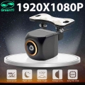 Ahd/cvbs 1080p Night Vision Golden Fisheye Lens Car Reverse Backup Rear View Wide Angle Vehicle Camera Android Dvd Monitor - Veh