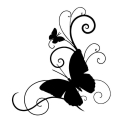 Custom car sticker15cm*16cm Butterfly Personality Car Styling KK Vinyl Stickers Decals|Car Stickers| - Officematics.com