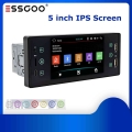 Essgoo Car Radio Bluetooth Mp5 Player 1 Din Ips Screen Autoradio Stereo Mirrorlink Fm Radios Charging Support Rear View Camera -