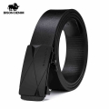 BISON DENIM Belt for Men Geuine Leather Alloy Automatic Buckle Fashion Brand Classic Luxury Business Cow Leather Men Belt N71578