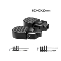 Mountain Bike Rear Foot Pedal Manned Bicycle Rear Seat Foot Pedal Rear Pedal Quick Release Shaft Installation Foot Post - Bicycl