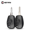 Keyyou Remote Car Key Shell Case For Renault Megane Modus Espace Laguna Duster Logan Clio Kango For Nissan Almera 2 Buttons Key