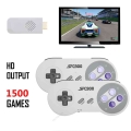 Retro Game Console Mini Tv Hd Output Video Console With Wireless Game Controller Build In 900+ Games Double Game Players - Video