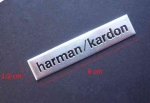 4pcs/lot 6x1.2cm Harman/kardon Hi-fi Speaker Audio Speaker 3d Aluminum Badge Emblem - Car Stickers - Officematics.com