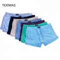 4pcs/lot underwear men Cotton boxers men boxer Plus Size panties Shorts High Quality Short Pants Underwears|Boxers| - Office