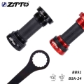 Ztto Bb91 Bicycle Bottom Bracket Sealed Bearing Thread Type 68 73 Bsa68 Shell 24mm Spline Axis Wrench Mtb Road Bike Waterproof -