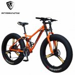 FOREKNOW 26''*4.0 Fat Tires Adult Mountain Bike 7 21 27 Speed Off Road Snowmobile Road Bicycle Men Racing Ride Sports Cy