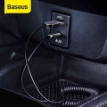 Baseus Car Audio Bluetooth Receiver Aux 3.5mm Jack Bluetooth Adapter Car Speaker Music Transmitter With Dongle Cable - Bluetooth