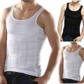 Men Slimming Body Shaper Tummy Shapewear Male Fat Burning Vest Modeling Underwear Corset Waist Trainer Top Muscle Girdle Shirt|S