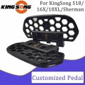 EUC Customized CNC Material Pedals Kingsong S18 Unicycle KS S18 Electric Unicycle Pedal E unicycle Monowheel Parts|Electric Bicy