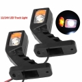 White Red Yellow 2Pcs/Set For Trailer Truck Van Lorry 12/24V LED Side Marker Light Truck Lamp Tail Light Assembly Indicator Lamp