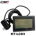 Electric Bicycle 24v 36v 48v Intelligent Black Kt- Lcd3 Ktlcd3 Control Panel Lcd Display Ebike Kt Controller Waterproof Option -