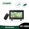 KT Ebike LCD3 Display 24V 36V 48V 72V LCD3 kt lcd led Display for Electric Bike ebike Conversion Kit|Electric Bicycle Accessorie