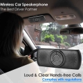 Wireless Bluetooth-compatible Car Kit Set Handsfree Speakerphone Multipoint Sun Visor Speaker For Phone Smartphones Car B-t - Bl