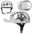 Retro helmet Vintage motorcycle helmet Casco Moto Light open face helmet Black adult open face half helmet cruiser|Helmets| -