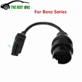 A+++ Quality For Benz 16 Pin To 38 Pin OBD 2 Adapter Cable For Mercedes 38Pin Connector MB 38 Pin OBD2 OBDII Diagnostic cable|c