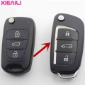 XIEAILI OEM Modified Flip Folding Remote Key Case Shell For Hyundai I30/IX35/Verna For Kia K5/Rio/Picanto/Ceed/Sportage S153|fol