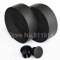 New High Quality Cycling Road Bike Sports Bicycle Cork Handlebar Tape + 2 Bar Plug Carbon Fibre belt Fiber strap|tape tape|strap