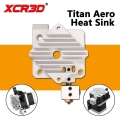 XCR3D Printer Parts Titan Aero HeatSink aluminum Cooling block V6 titan Extruder Short Range Hotend 1.75mm Radiator 1pc|3D Print