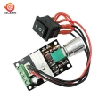 3a 80w Pwm Adjustable Reversible Dc Motor Speed Regulator 12v 24v 28v Dc Speed Controller Switch Dimming Dimmer Switch Governor