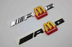 1pcs Personalized Mcdonald’s Free Stickers, Suitable For Amg/m3,4,5 Diy Letter Stickers. - Car Stickers - Officematics.com
