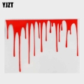 15cmx11cm Blood Drips Car Graphic Decorative Glass Car Stickers Decals Red/black/silver C1-5008 - Car Stickers - Officematics.co