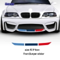 M Power Performance Car Front Bumper Sticker For BMW E36 E39 E46 E60 E61 E64 E70 E71 E85 E87 E90 E83 F10 F20 F21 F30 E80 M3 M5|C