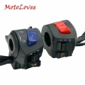 MotoLovee Motorcycle Left Right Handle Bar Switches Fog Light Horn Turn Signal Electric Start Handlebar Controller Switch|Motorc