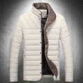 Autumn Jacket Men Casual Bubble Jacket Cotton Padded Coat Stand Collar Slim Fit Men Fashion Outwear Coat Fall Clothes Male 2020|