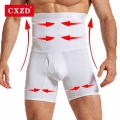 CXZD Men's Slimming Body Shaper Fitness High Waist Stretch Abdomen Tummy Control Shaping Underbust Corset Shapewear Cinecher