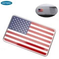 AQTQAQ Metal American US Flag Car sticker logo Emblem Badge Car Styling sticker|Car Stickers| - Officematics.com