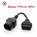 For Mazda 17pin To 16pin Obd2 Obd Ii Cable Connector Cable For Mazda 17 Pin Connect Adapter - Diagnostic Tools - Officematics.co