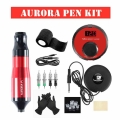 Complete Tattoo Machine Kit LCD Touch Screen Tattoo Power Supply Tattoo Pen Machine Set with Cartridge Needles|Tattoo Kits| -