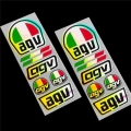 Laser Rainbow Helmet Motorcycle Moto Bike Sticker Decal Waterproof Whole Set For Agv Car Styling Stickers - Decals & Sticker