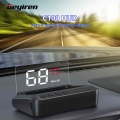 Geyiren C100 Obd2 Hud Head Up Display Km/h Mph Car Speed Projector Mirror Driving On-board Computer Auto Electronic Accessories