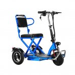 Folding Electric Triccle Vic Vike 8 Inch Portable Mini Elderly Scooter Disabled Car Low Speed Safety Lightweight Endurance| |