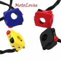 MotoLovee 22mm 7/8" Motorcycle Handlebar LED Headlight Lamp Switch On Off Control Electrical Start Kill Horn Hazard Light|M