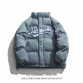 New Arrival Winter Thick Warm Letter Embroid Vintage Corduroy Men Baseball Coach Jacket Unisex Women Varsity Coat Casual Street|
