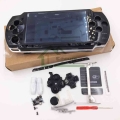 For Sony Psp2000 Psp 2000 Black Color Full Housing Case Complete Shell Case Replacement With Buttons Kit - Accessories - Officem