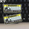 2pcs Warning Gps Alarm System Tracking Anti Theft Decals Reflective Type Car Stickers For Motorcylcle Automobile - Car Stickers