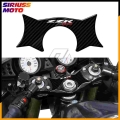 3D Carbon Fiber Triple Tree Yoke Cover Protector Tank Pad Case for Kawasaki ZZR1400 2006 2011|Decals & Stickers| - Officem