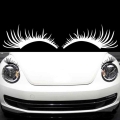 1 Pair 3d Charming Eyelashes Car Sticker Fake Eye Lash Car Headlight Funny Decals Door Window Vinyl Waterproof Product - Car Sti