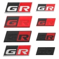 3d Metal Car Sticker Gr Sport Logo Badge Emblem Decal For Toyota Hv Yaris Grmn Gr Sport Rz Rc Rs Prius Lexus Harrier Gr Sticker
