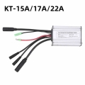 Electric Bicycle KT Controller 36V/48V 9 Tube 15A/17A/22A Waterproof Connector Controller for 36V/48V 750W/500W Brushless Motor|